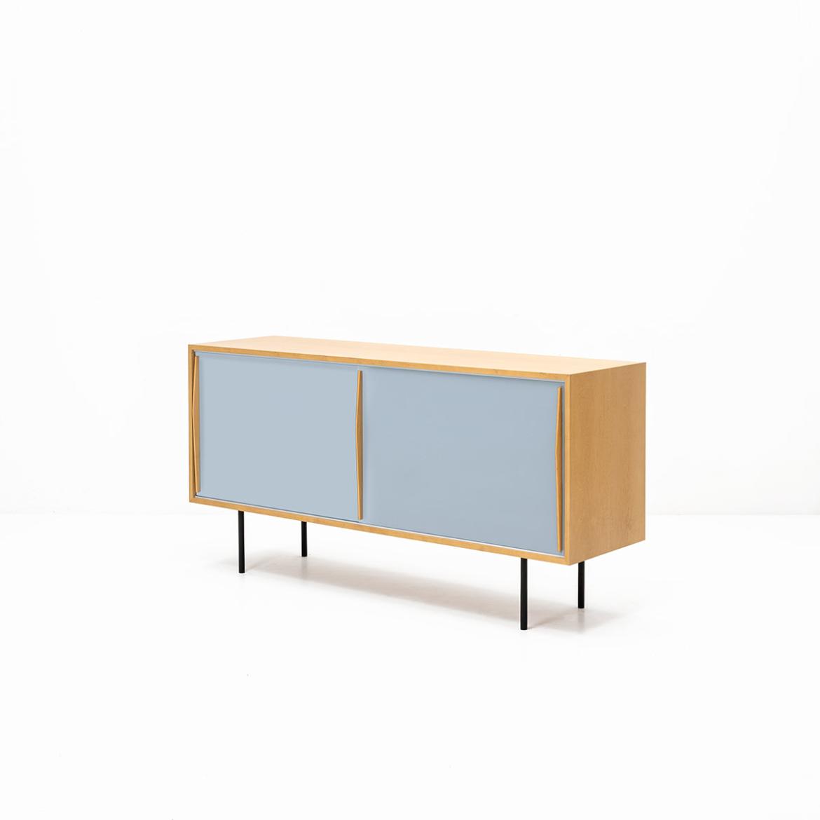 KURT THUT, SIDEBOARD S943, AHORN GRAU STANDART
