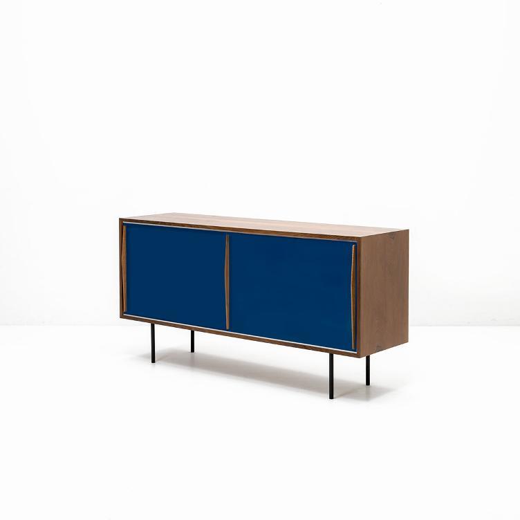 KURT THUT, SIDEBOARD S943, NUSSBAUM BLAU STANDARD